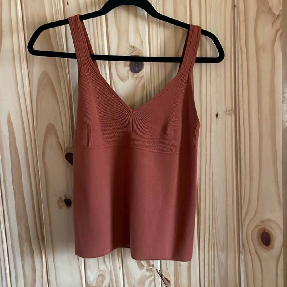 House of Harlow rust sweater tank top - NWT